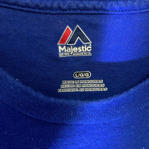 Mens L Majestic Toronto Blue Jays #20 Josh Donaldson Tee - Picture 2 of 5